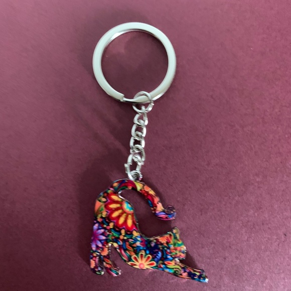 Kitty flower power keychain - Picture 2 of 3